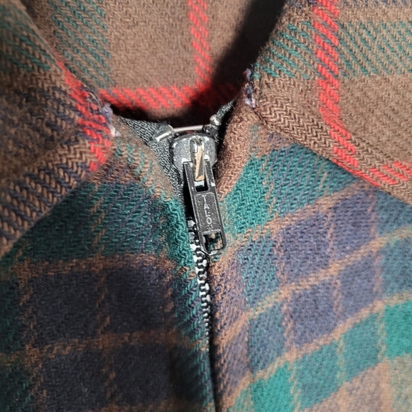 👕🌶 Vintage Pendleton Plaid Heavyweight Long Flannel Jacket - Picture 6 of 9